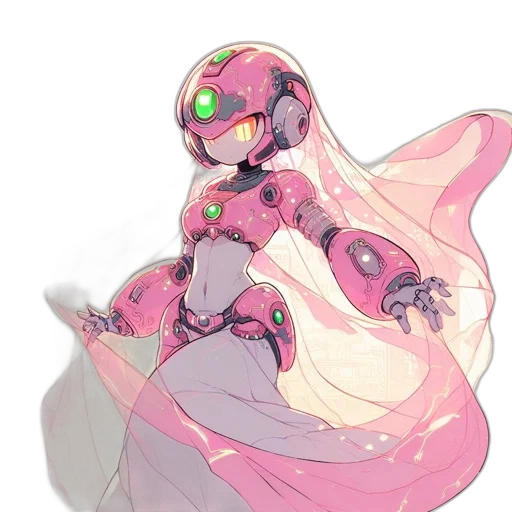 robot, dress, weapon, mask transparent PNG cut-out