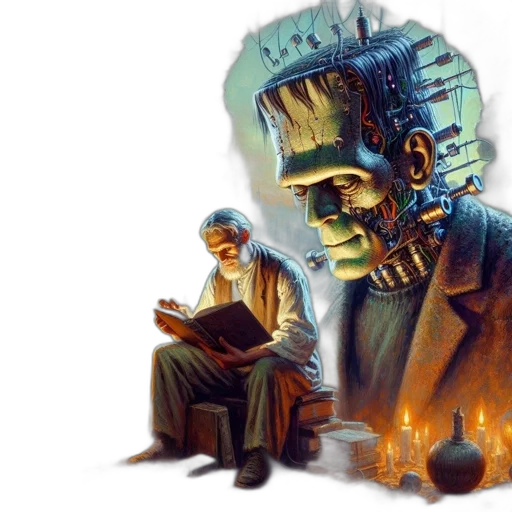 robot, mask, face, concept art transparent PNG cut-out