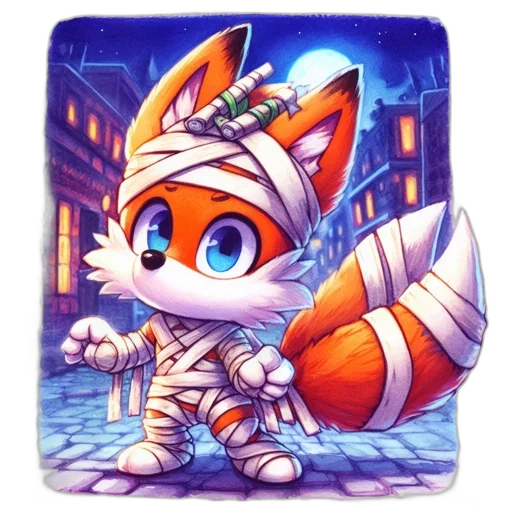 staff, animal, creature, fantasy art transparent PNG cut-out