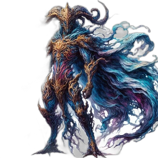 dragon, creature, hair, mask transparent PNG cut-out