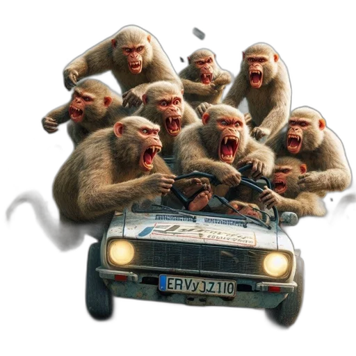car, animal, creature, concept art transparent PNG cut-out