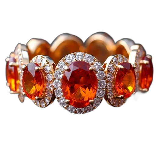 jewelry, crown, fiery, orange transparent PNG cut-out