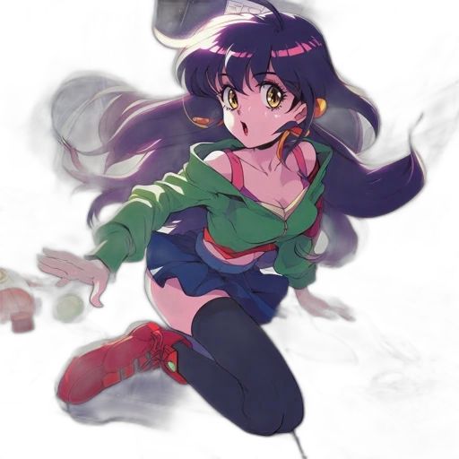 weapon, dress, flower, staff transparent PNG cut-out