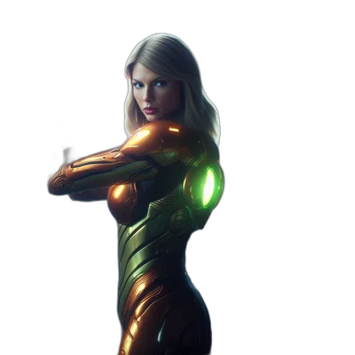 dress, robot, jewelry, staff transparent PNG cut-out