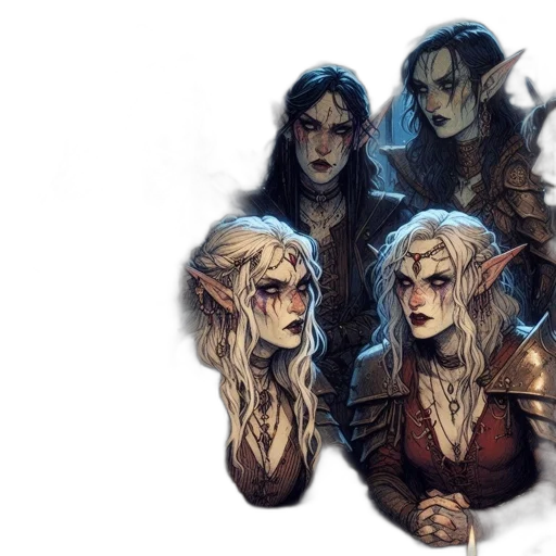 fantasy art, concept art, pixel art, watercolor transparent PNG cut-out