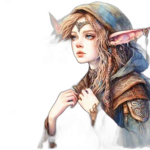 dragon, face, hat, staff transparent PNG cut-out