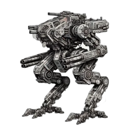 robot, dragon, weapon, creature transparent PNG cut-out