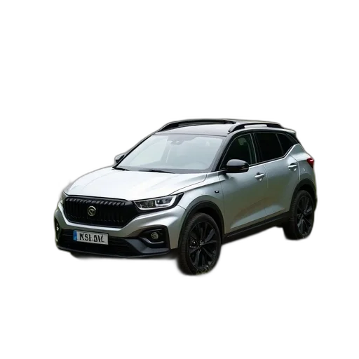 car, 3d render, photorealistic, silver transparent PNG cut-out