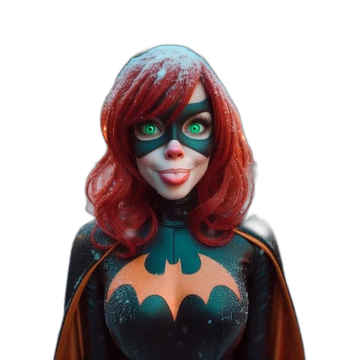 mask, face, comic book art, 3d render transparent PNG cut-out