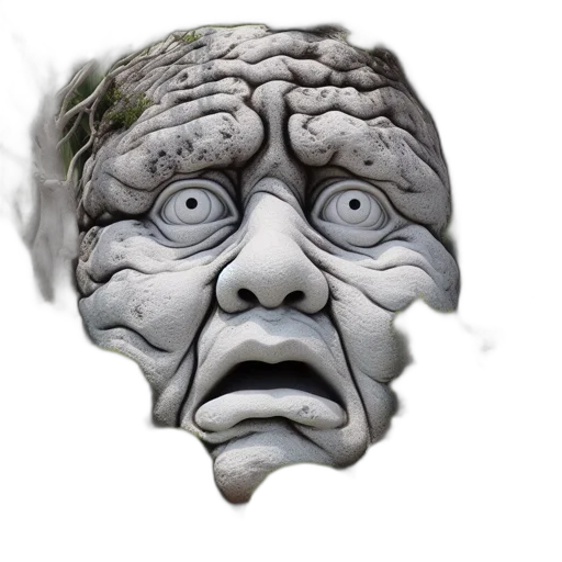 mask, face, creature, crown transparent PNG cut-out