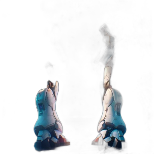 shoes, robot, mask, staff transparent PNG cut-out