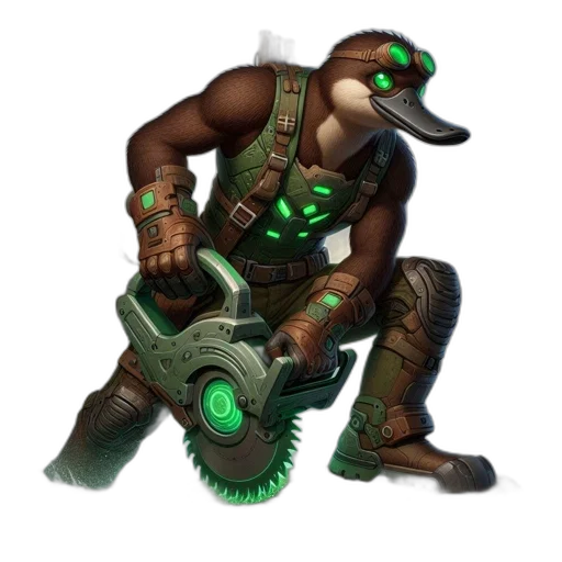 weapon, staff, creature, animal transparent PNG cut-out