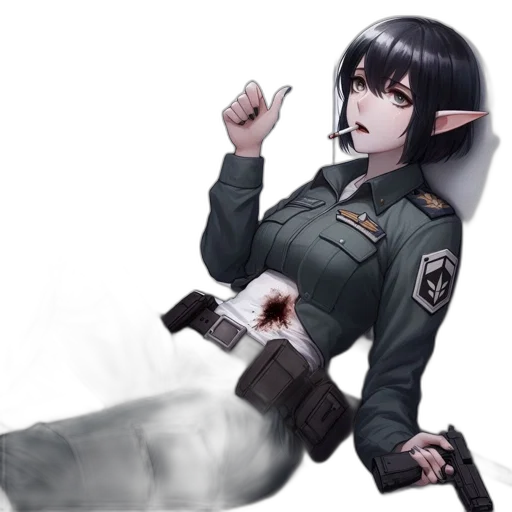 staff, weapon, dragon, jacket transparent PNG cut-out