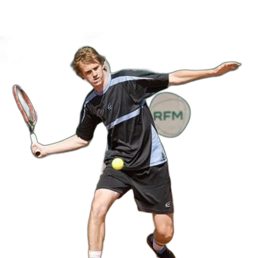staff, photorealistic, tennis, player transparent PNG cut-out