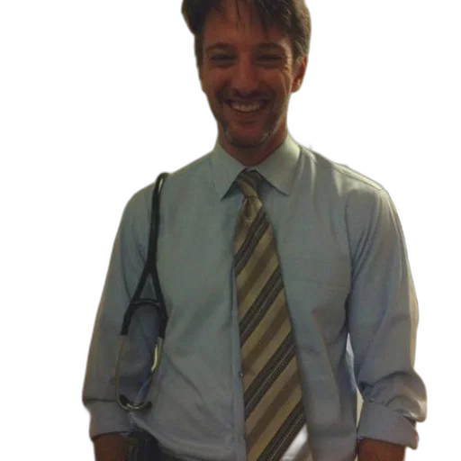 staff, man, light, blue transparent PNG cut-out