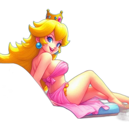 crown, dress, pixel art, concept art transparent PNG cut-out