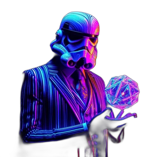 mask, robot, staff, jacket transparent PNG cut-out