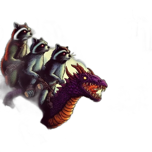 dragon, creature, animal, robot transparent PNG cut-out