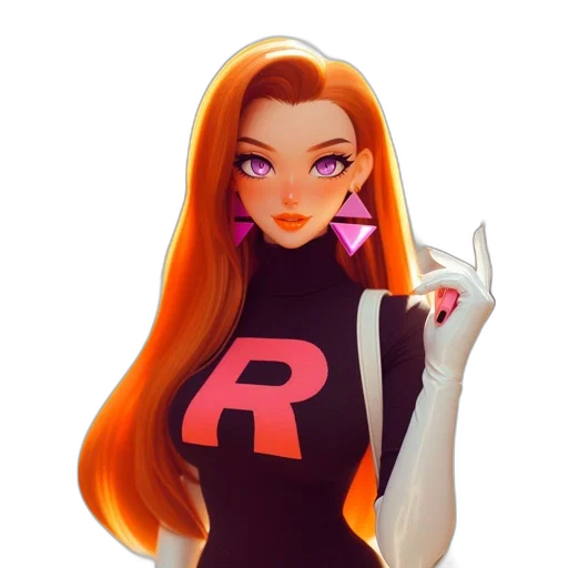dress, robot, jacket, staff transparent PNG cut-out