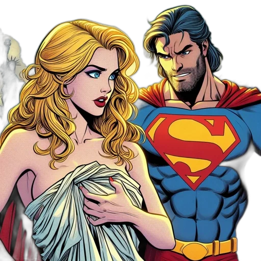 comic book art, concept art, man, dressed transparent PNG cut-out