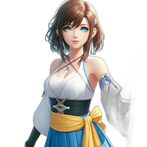 dress, staff, sword, face transparent PNG cut-out