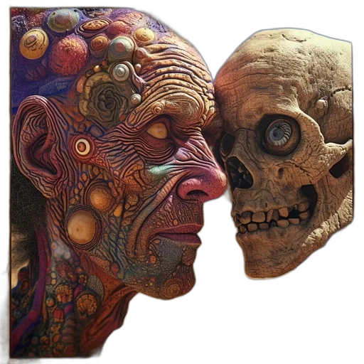 mask, face, jewelry, concept art transparent PNG cut-out