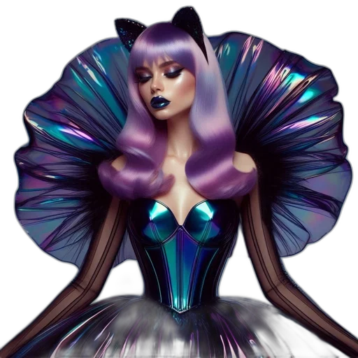 hair, dress, concept art, fantasy art transparent PNG cut-out