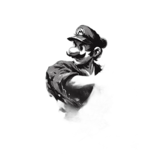 face, hat, staff, mask transparent PNG cut-out