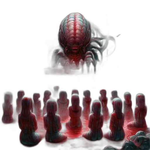 creature, robot, animal, hair transparent PNG cut-out