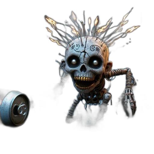 robot, weapon, jewelry, creature transparent PNG cut-out