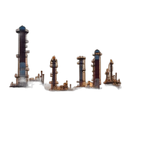 3d render, pixel art, concept art, oil transparent PNG cut-out