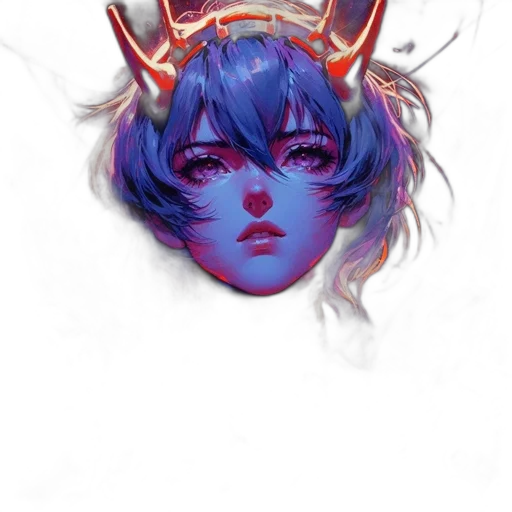 mask, crown, face, creature transparent PNG cut-out