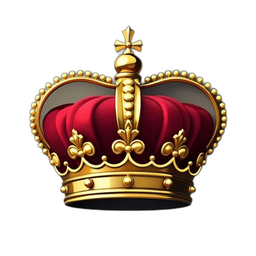 crown, jewelry, staff, hat transparent PNG cut-out