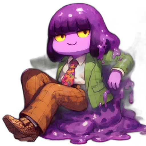 creature, jacket, staff, robot transparent PNG cut-out