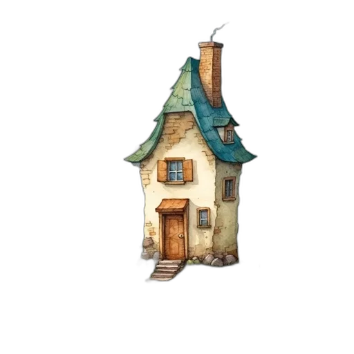 building, furniture, concept art, watercolor transparent PNG cut-out
