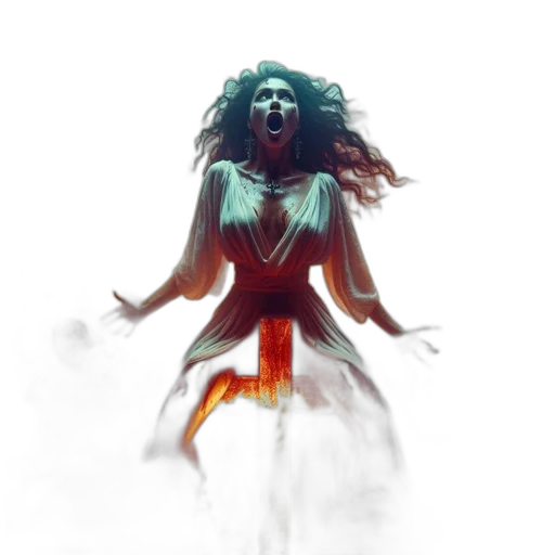 creature, dress, mask, concept art transparent PNG cut-out