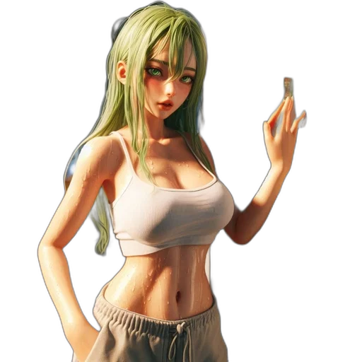 dress, weapon, staff, concept art transparent PNG cut-out