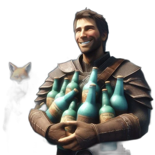 weapon, bottle, staff, animal transparent PNG cut-out
