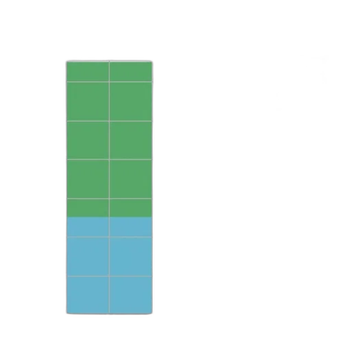 pixel art, green, blue, pastel transparent PNG cut-out