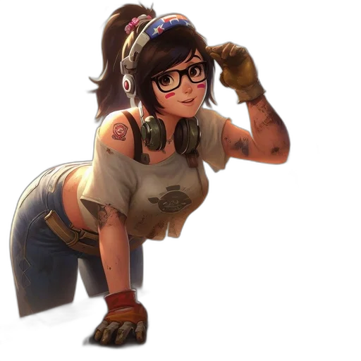 weapon, staff, face, hat transparent PNG cut-out