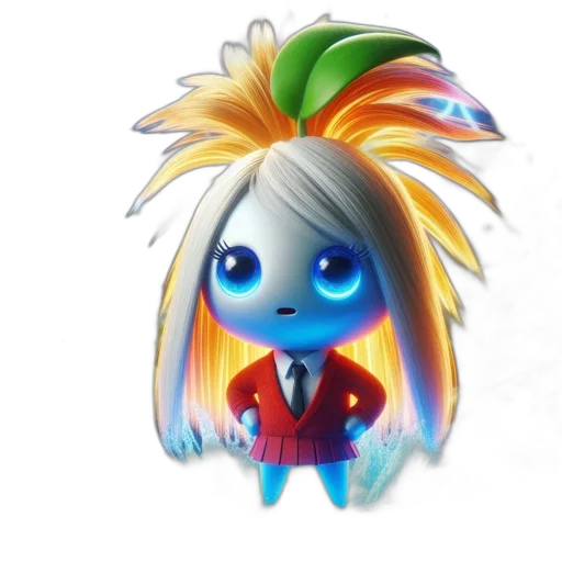 staff, creature, hair, concept art transparent PNG cut-out