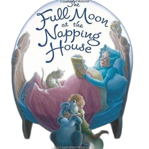full, moon, napping, house transparent PNG cut-out