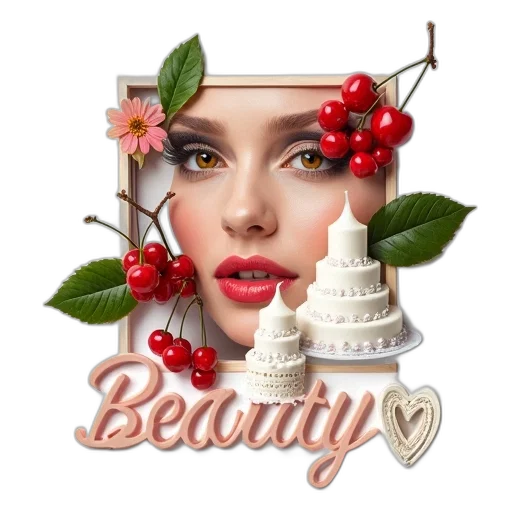 jewelry, crown, face, photorealistic transparent PNG cut-out