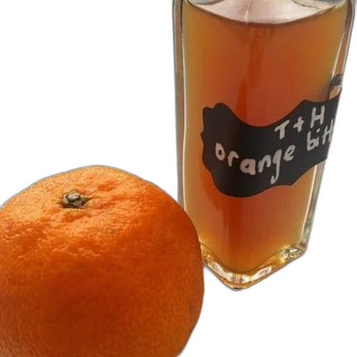 food, crown, bottle, orange transparent PNG cut-out