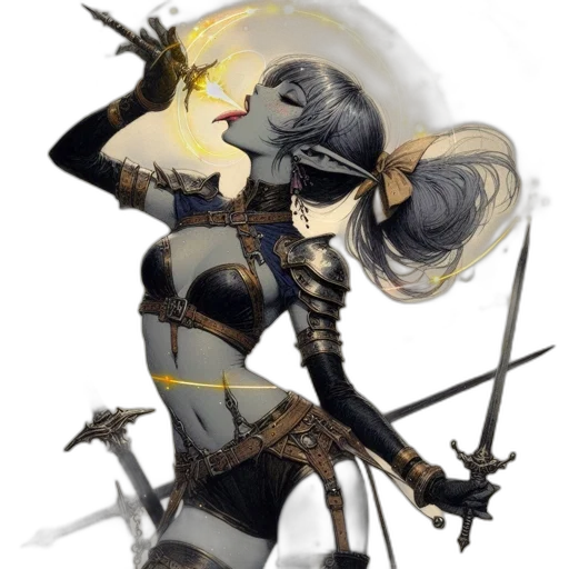 weapon, sword, staff, mask transparent PNG cut-out