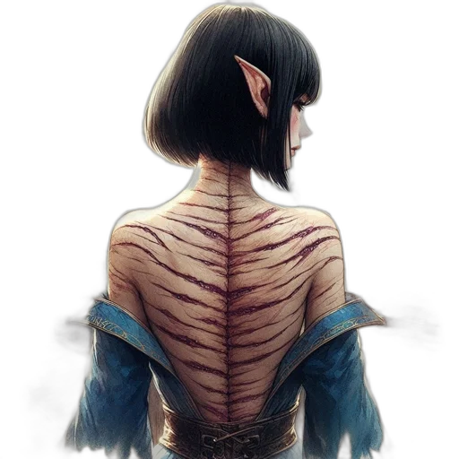 dress, jacket, dragon, creature transparent PNG cut-out