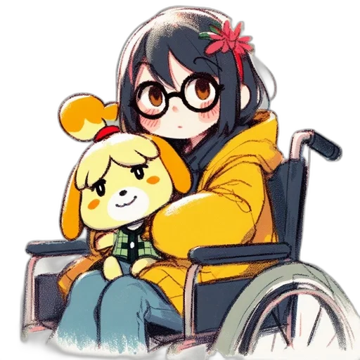 flower, animal, weapon, staff transparent PNG cut-out