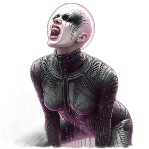 creature, face, robot, mask transparent PNG cut-out