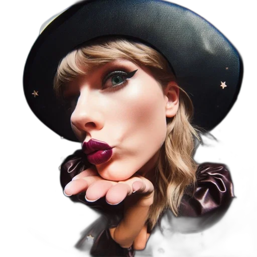 hat, face, photorealistic, 3d render transparent PNG cut-out