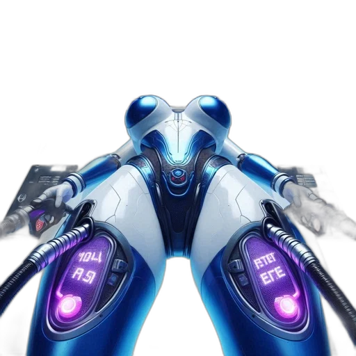 robot, weapon, jewelry, staff transparent PNG cut-out